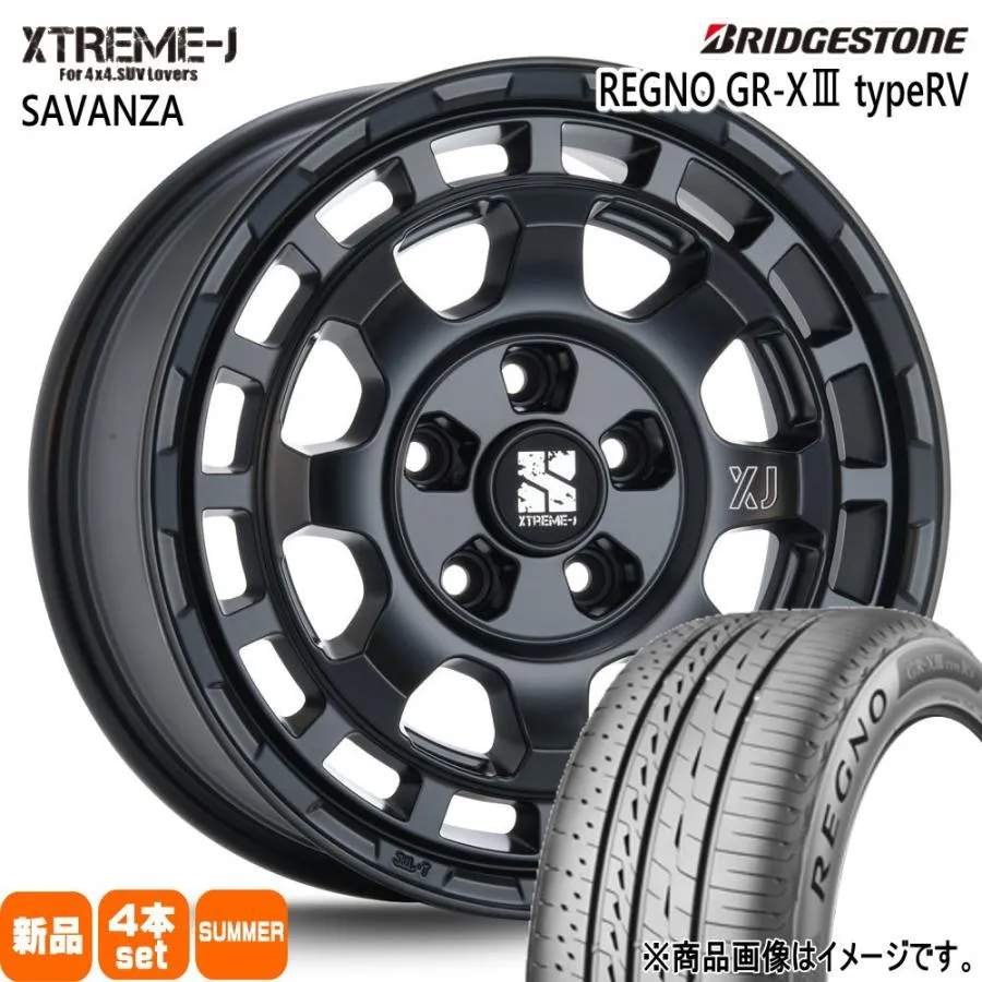 215/65R16 98H ブリヂストン REGNO GR-X3 type RV 夏用 サマータイヤ XTREME-J SAVANZA T30 T31エクストレイル/カローラクロス