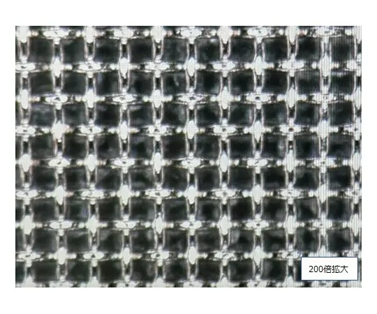 ステンレスハイメッシュ金網 (検査表付) 綾織 メッシュ500 線径0.025mm 目開き0.026mm 1枚