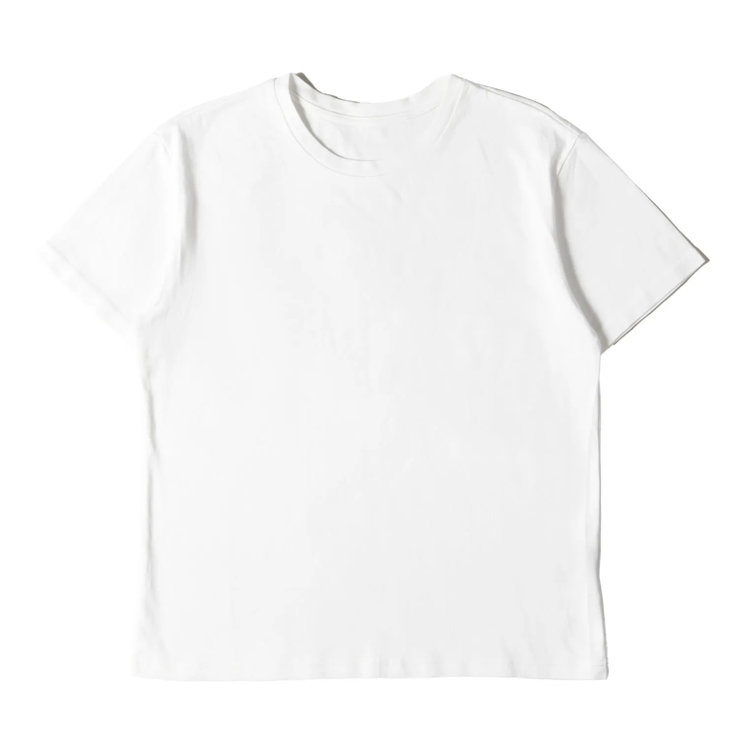 AKM エイケイエム Tシャツ サイズ:L / 23SS バック ロゴ プラチナム スムース Tシャツ (SUVIN PLATINUM SMOOTH S/S CREW-NECK) / ホワイト 白 / トップス カットソー 半袖【メンズ】【中古】【美品】【K4792】