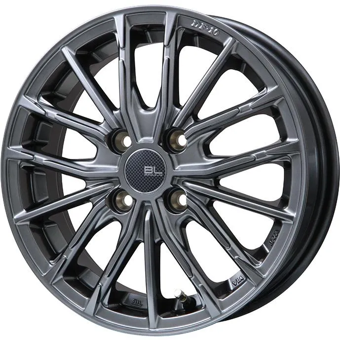 【新品 軽自動車】軽トラ オールシーズンタイヤ ホイール4本セット 145/80R12 80/78N ダンロップ オールシーズンMAXX VA1 ブランドルライン DF-10M 12インチ