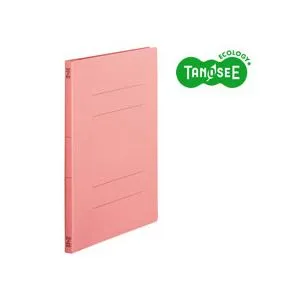 【ポイント20倍】（まとめ）TANOSEE フラットファイル バインダー 2穴 ＜スタンダードカラー＞A4タテ 150枚収容 ピンク 10冊入×20パック