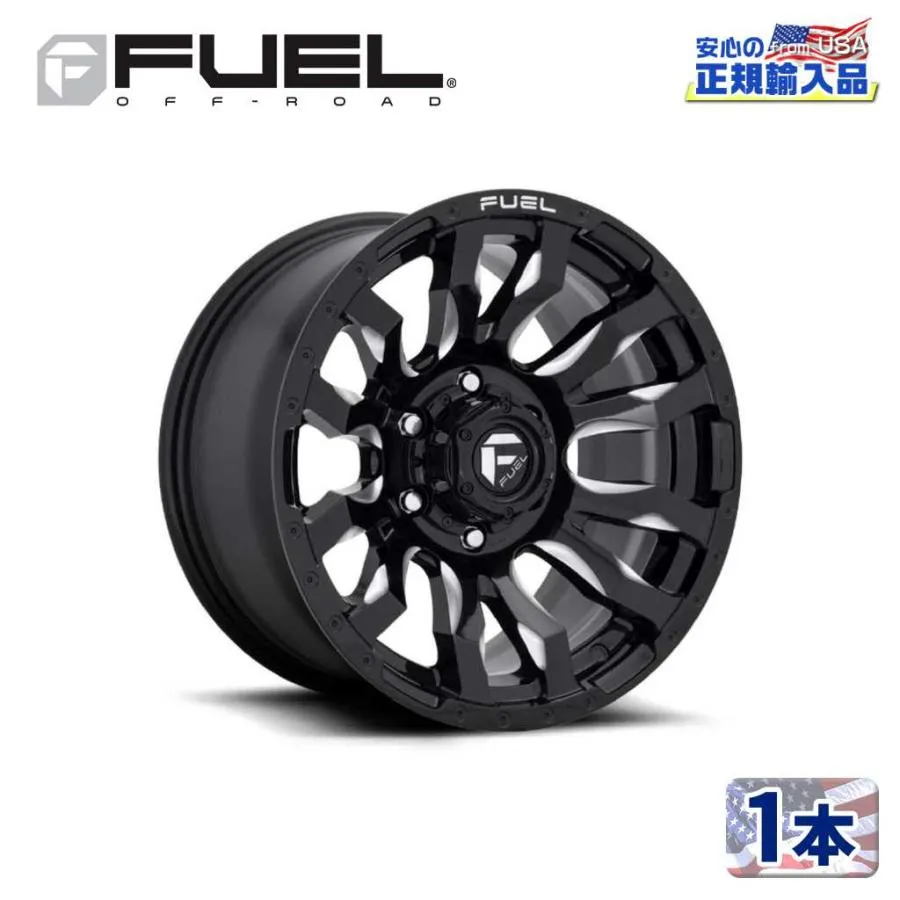 [FUEL OFFROAD（フューエルオフロード）正規品]18インチアルミホイール 1本 汎用 D673 BLITZ 18×9 5H 127 +1 CB71.5 / D67318907550