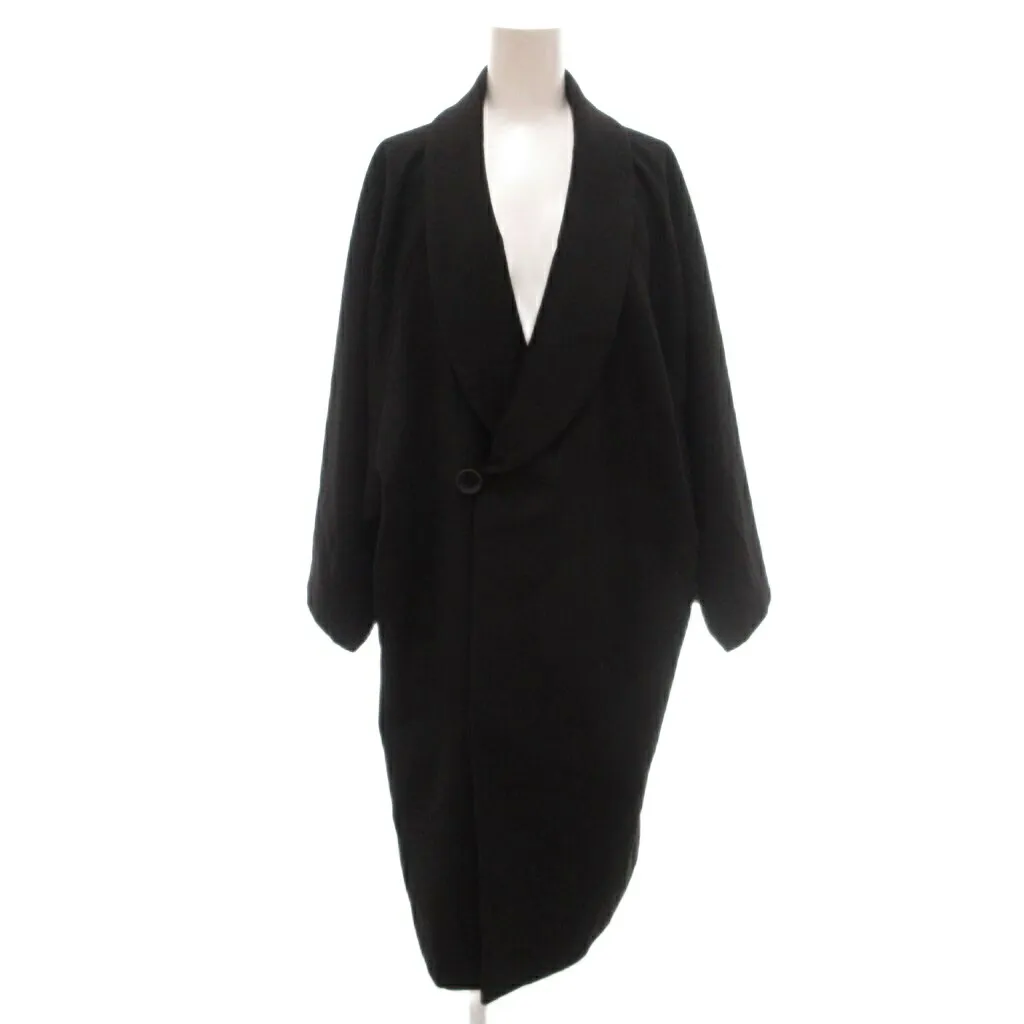 【中古】ノーブランド 美品 道中着コート カシミヤ 黒 ブラック /UO ■ECG004 レディース 【ベクトル 古着】 260409