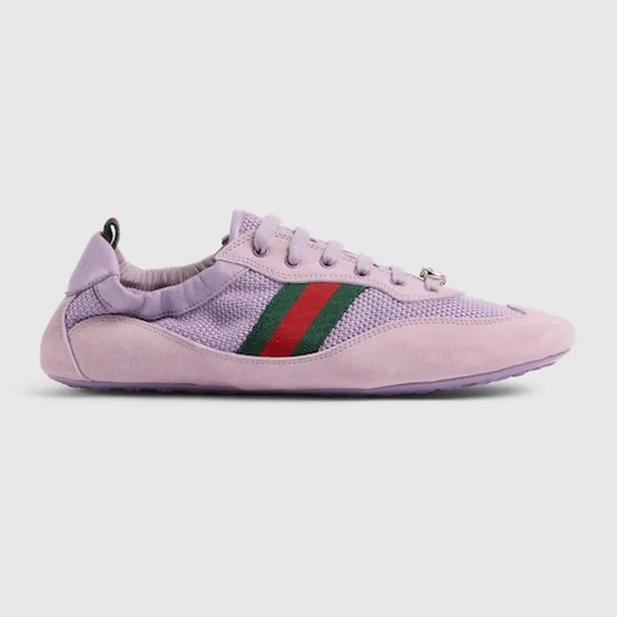 グッチ GUCCI レディース シフト スニーカー【ライラック ファブリック 】【送料無料】【正規品】