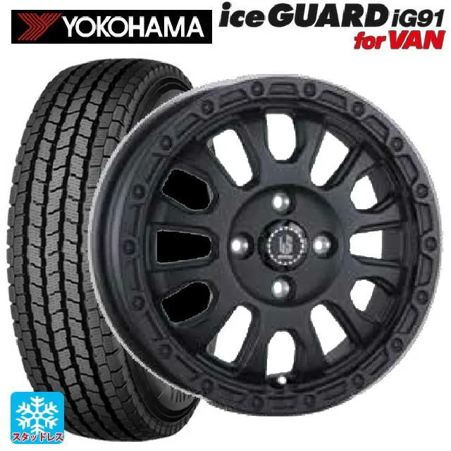 トヨタ プロボックス(160系)用 2025年製 155/80R14 88/86N ヨコハマ アイスガード IG91 for VAN ラ・ストラーダ