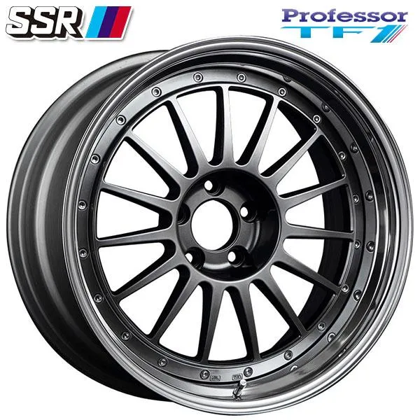サマータイヤ ホイール4本セット 245/40R19インチ 5H114.3 SSR プロフェッサー TF1 チタンシルバー ピレリ パワジー POWERGY