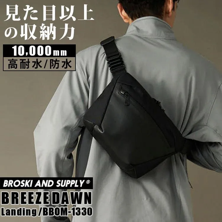 選べる特典付 BROSKI AND SUPPLY ランディング BREEZEDAWN ショルダーバッグ BBOM-1330 はっ水 防水 Landing ブロスキーアンドサプライ ブリーズドーン