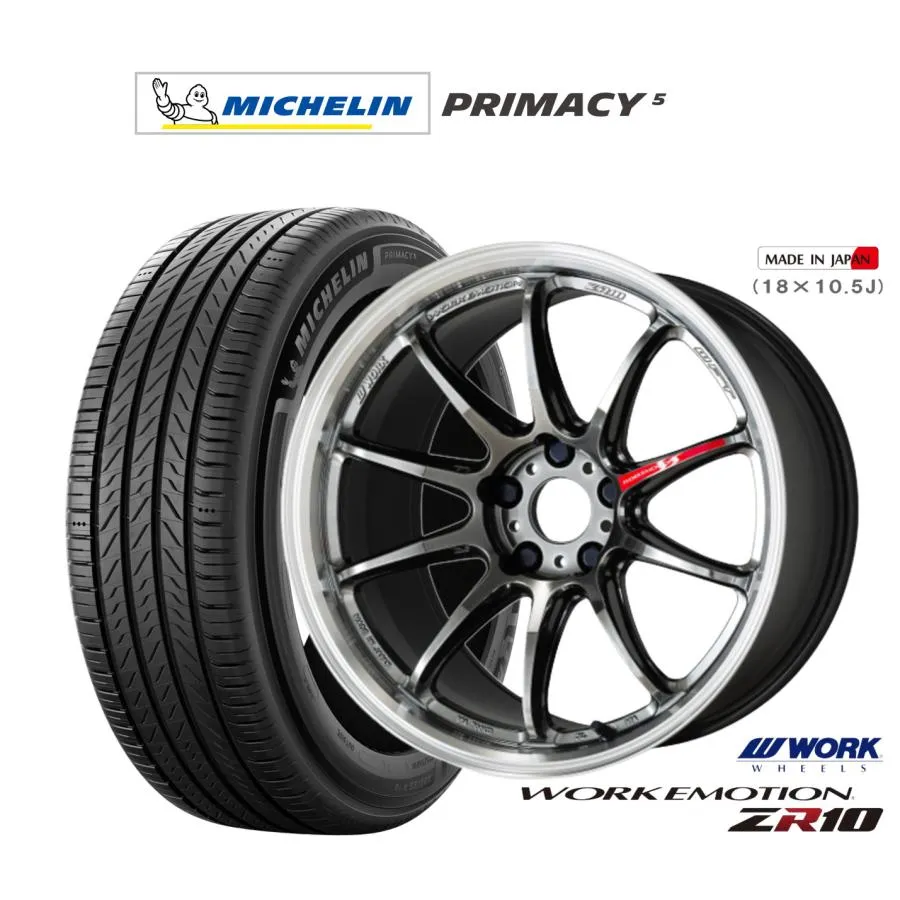 サマータイヤ ホイール4本セット ワーク エモーション ZR10 ミシュラン プライマシー プライマシー5 235/50R19