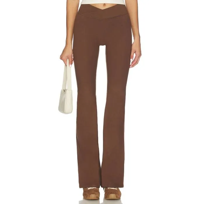 437 【 The V Flare Pants Women Teddy 】 レディース