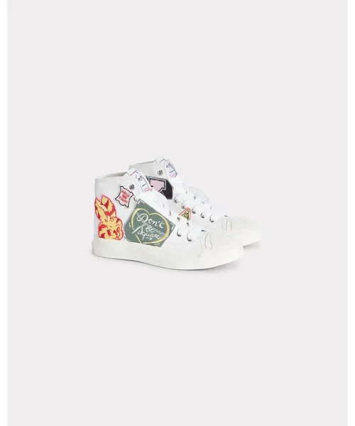 スニーカー 'KENZO Hoshi' ハイトップ スニーカー イン コットンキャンバス レディース