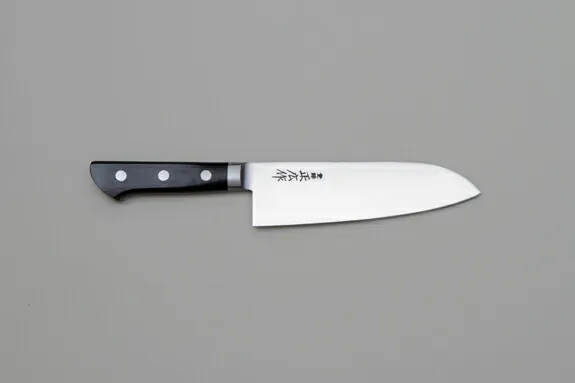正広作 日本鋼口金付包丁 三徳 175mm 13023【倉庫直送h】 キッチン用品 調理器具 包丁 三徳包丁