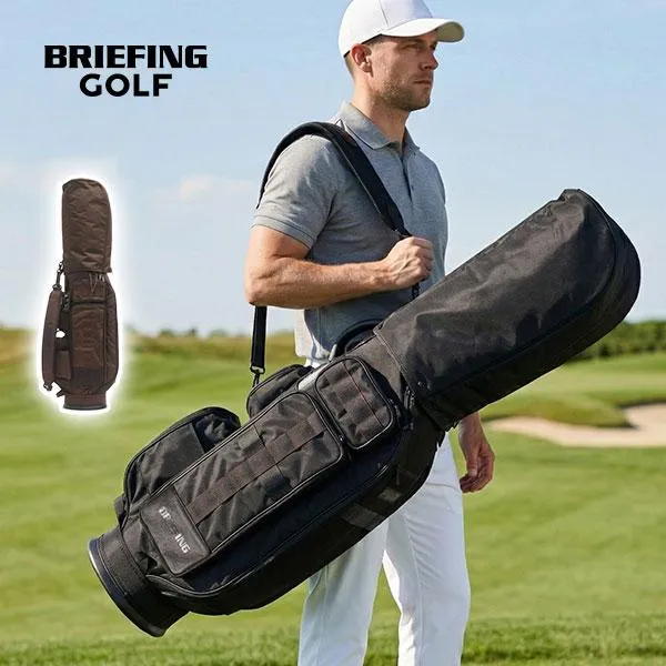 最大51%★土日限定 日本正規品 ブリーフィング ゴルフ キャディバッグ 軽量 BRIEFING GOLF カート式 5分割 HOLIDAY COLLECTION CR-6 #03 LC HOL BRG253D41