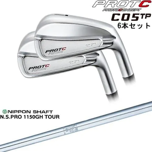 C05TP FORGED IRON アイアン6本set(5I-PW/6I-GW)[5P]プロトコンセプトPROTOCONCEP N.S.PRO 1150GH TOUR 日本シャフト