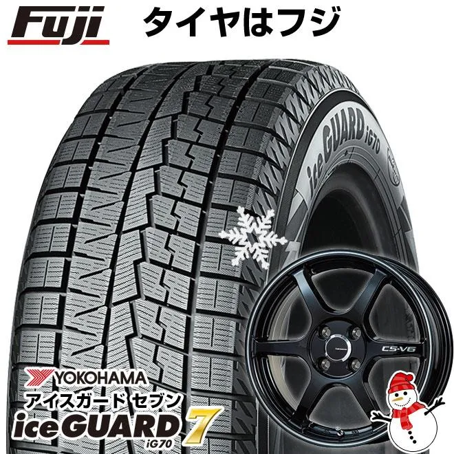 【新品】オーラ スタッドレスタイヤ ホイール4本セット 205/55R16 ヨコハマ アイスガード7 セブンIG70 レアマイスター CS-V6 16インチ