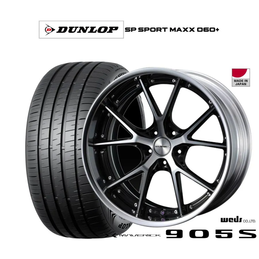 サマータイヤ ホイール4本セット ウェッズ マーベリック 905S ダンロップ SP SPORT MAXX 060+ 235/55R19