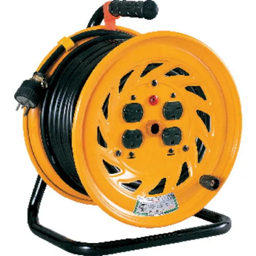 【期間限定!対象商品P2～20倍】 ＮＩＣＨＩＤＯ 電工ドラム 単相２００Ｖドラム アース付 ３０ｍ 1台