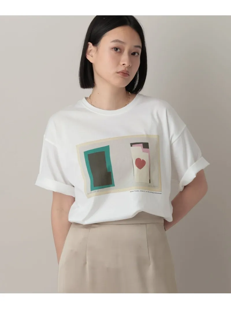 HenriMatisse_Tシャツ A part by アパートバイ トップス カットソー・Tシャツ ホワイト【送料無料】[ Fashion]