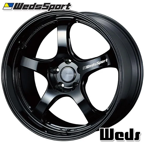 サマータイヤ ホイール4本セット 225/45R19インチ 5H114.3 ウェッズスポーツ RN05M グロスブラック ヨコハマ アドバンデシベル V553