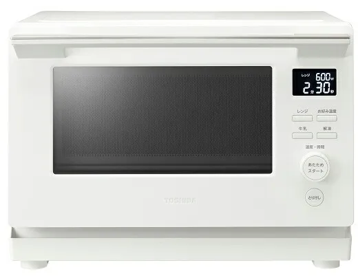 TOSHIBA 東芝 ER-S10A-W(ミルキーホワイト) 単機能レンジ 23L