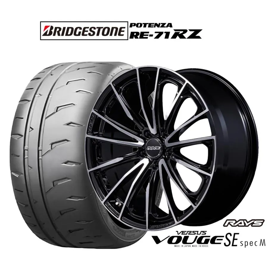 サマータイヤ ホイール4本セット レイズ ベルサス ヴォウジェ SE SPEC-M ブリヂストン POTENZA ポテンザ RE-71RZ 215/45R17