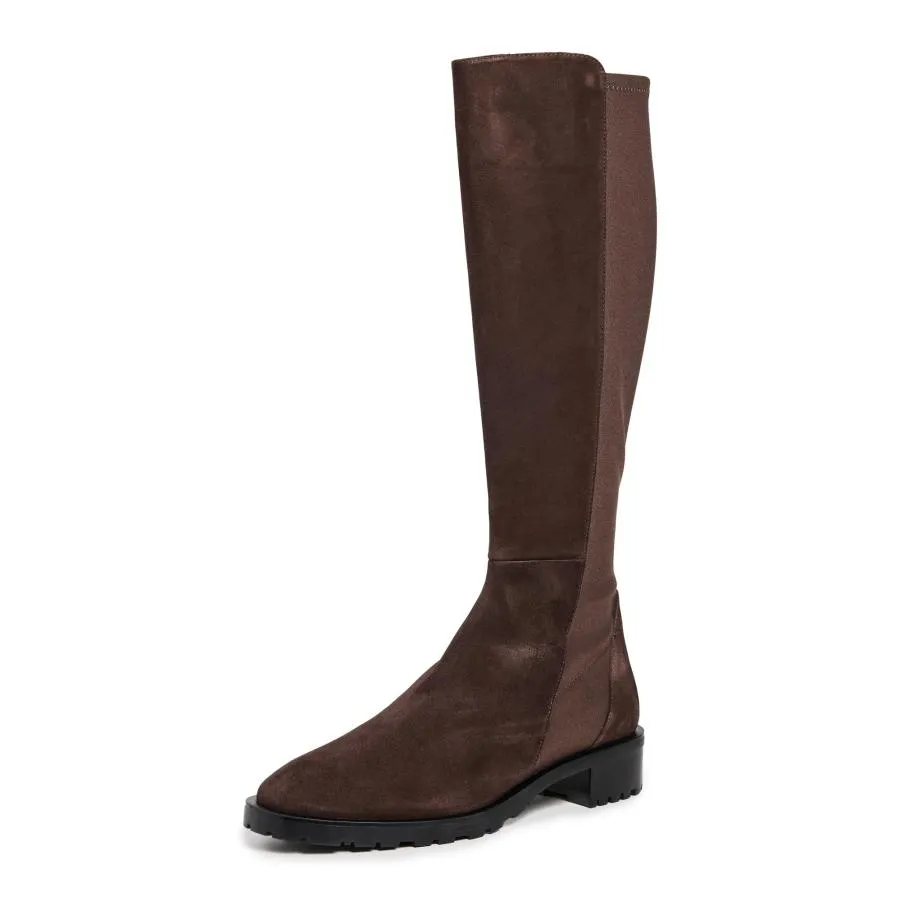【並行輸入品】Stuart Weitzman Women's 5050 Knee high Lug Boots, Hickory, Brown