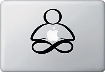 【中古】【輸入品・未使用】MacBook 対応 アートステッカー あぐらをかく%ﾀﾞﾌﾞﾙｸｫｰﾃ%無限%ﾀﾞﾌﾞﾙｸｫｰﾃ% %ﾀﾞﾌﾞﾙｸｫｰﾃ%Lotus Position Infinity%ﾀﾞﾌﾞﾙｸｫｰﾃ%- Decal (11%ｶﾝﾏ% 13%ｶ