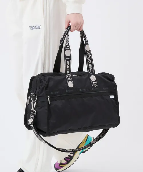 ボストンバッグ DELUXE MED WEEKENDER MH ロゴジャガードブラックスナイデル レディース