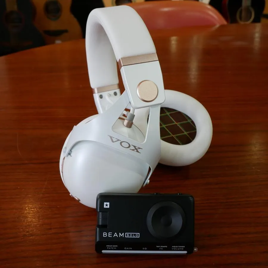 Blackstar BEAM SOLO \u0026 VOX VH-Q1 White Set / ノイズキャンセルヘッドフォンセット  / エフェクター内蔵 / アンプシミューレーター / サイドパーク店在庫品