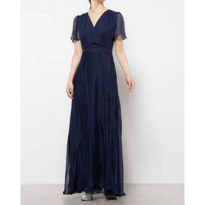 フェイズ エイト Phase Eight Arwen Silk Maxi Dress （Navy）