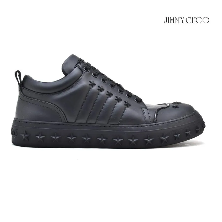 【並行輸入品】ジミーチュウ CHASE スニーカー ローカット スタースタッズ ブラック メンズ JIMMY CHOO 黒 BLACK