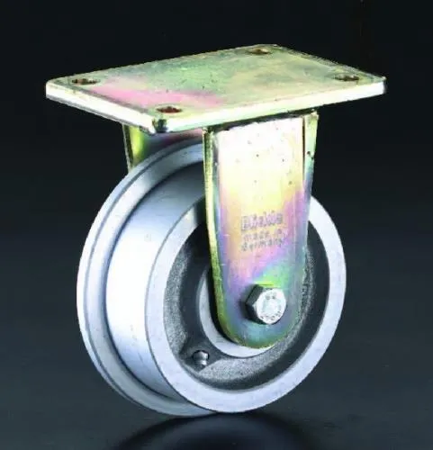 ESCO エスコ 150mm キャスター(スティール車輪・レール用) EA986NV-150