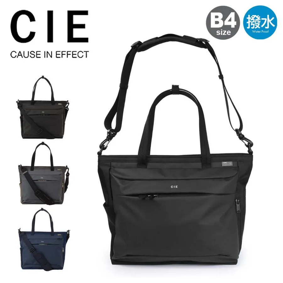 CIE トートバッグ B4 ショルダーバッグ ビジネストート ビジネスショルダー 13インチ ビジネス カジュアル 撥水 メンズ レディース 日本製 072304 LEAP シー