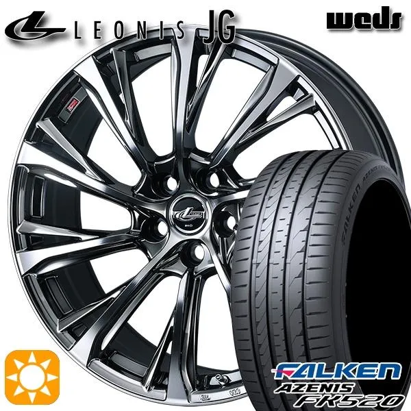 サマータイヤ ホイールセット 245/45R20インチ 5H114.3 Weds ウェッズ レオニス JG BMCMC ファルケン FK520