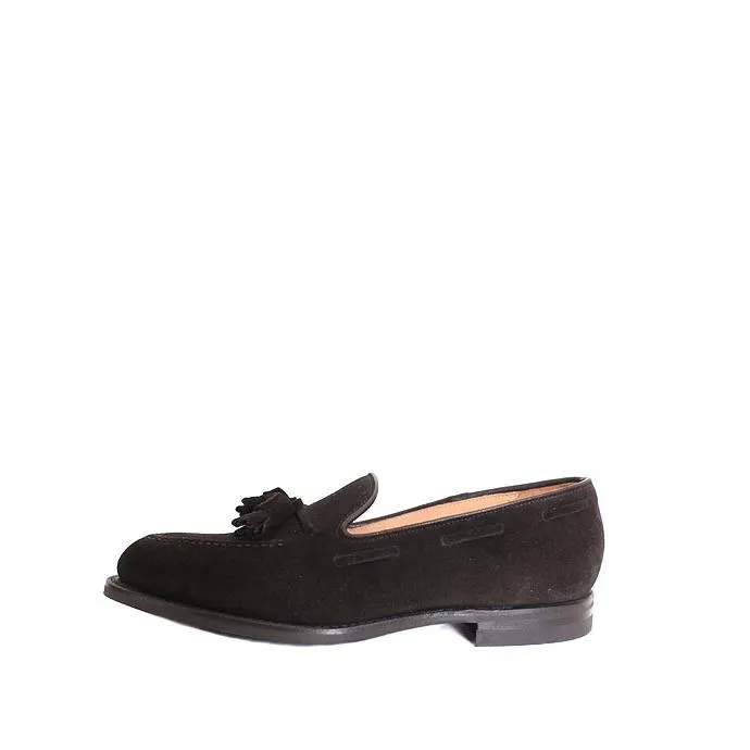 CROCKETT&JONESクロケット＆ジョーンズ　CAVENDISH3/キャベンディッシュ3　 ブラック　タッセルローファー　スエードレザー