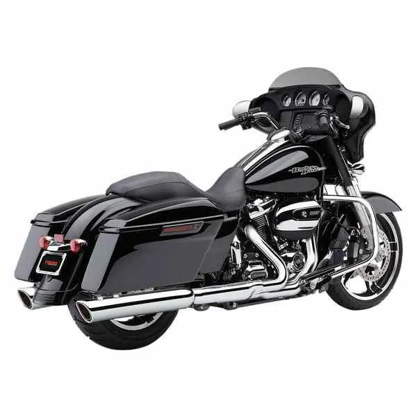 【並行輸入品】 コブラ FL用 909 スリップオンマフラー - クローム 6108 18011047 COBRA MUFFLERS 909 CHR FL 17-19 #DRAG