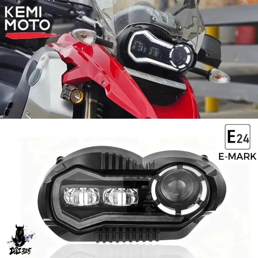 【互換品】 BMW R1200GSA R 1200 GS ADVアドベンチャー R1200GS LEDヘッドライト LEDヘッドライトランプアセンブリ オイルクーラー対応