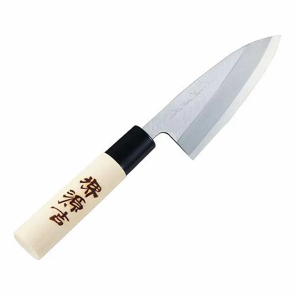 【5個セット】 ベストコ MA-3702 あじ切り包丁 鋼 105mm ハガネ 小魚 日本製 堺源吉 和包丁 Bestco ダイキチ 魚用 右手用 新生活 よく切れる 包丁 ほうちょう 天然木 ナイフ 切れる 出刃 おしゃれ ギフト 木製ハンドル 高級 高品質