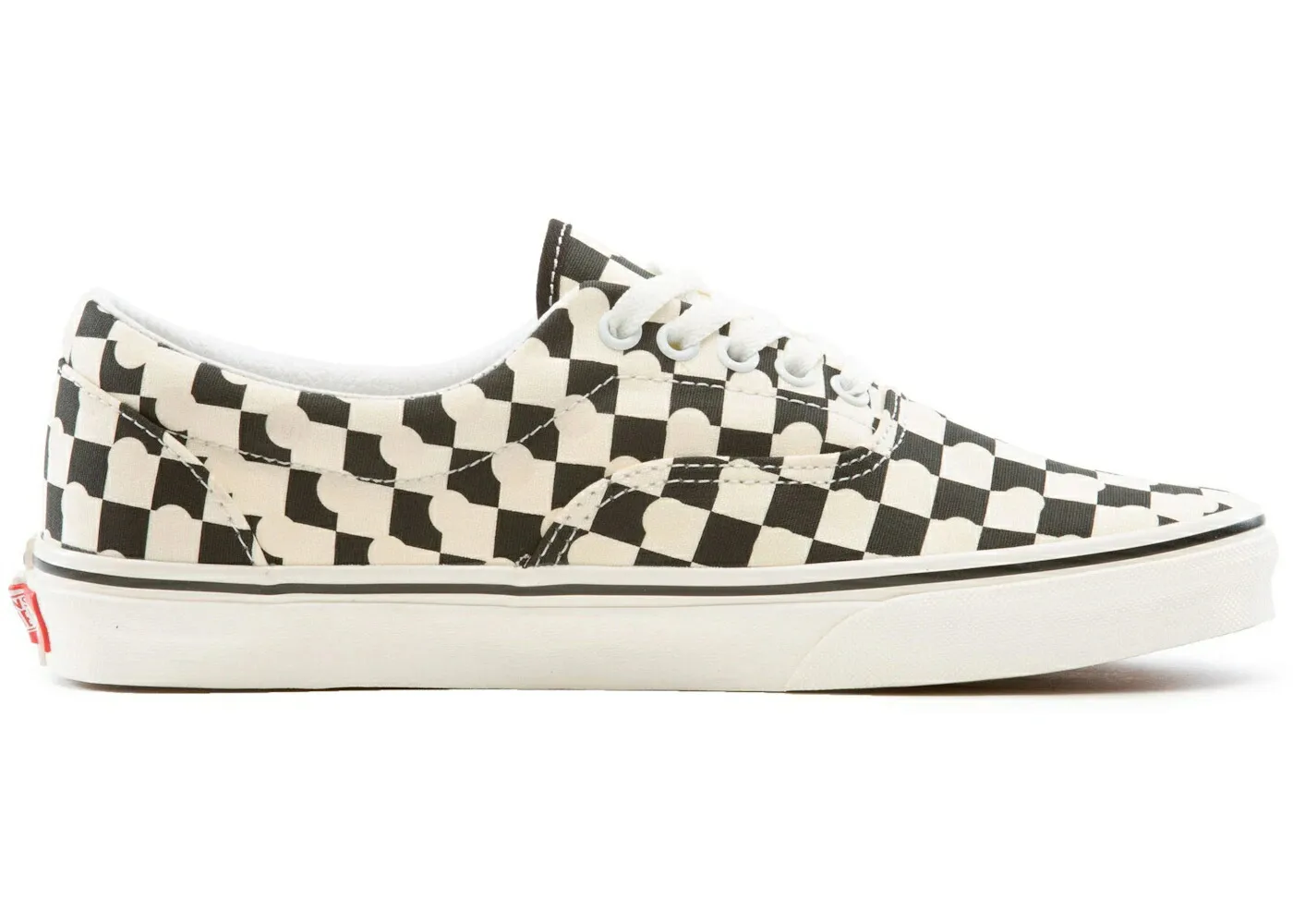 ヴァンズ バンズ 白色 ホワイト スニーカー メンズ VANS ERA UV INK CHECKERBOARD / UV INK TRUE WHITE