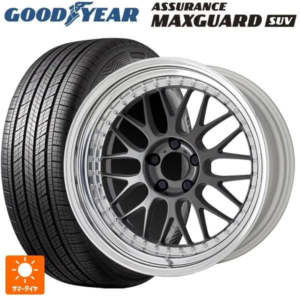 トヨタ アルファード(30系)用 225/60R17 99V グッドイヤー アシュアランス マックスガード SUV マイスター M1 3ピース