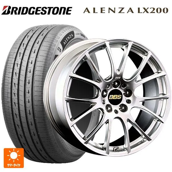 送料無料 サマータイヤホイールセット 225/55R18 98V ブリヂストン アレンザLX200 正規品 # BBS RE-V 18-8.5J