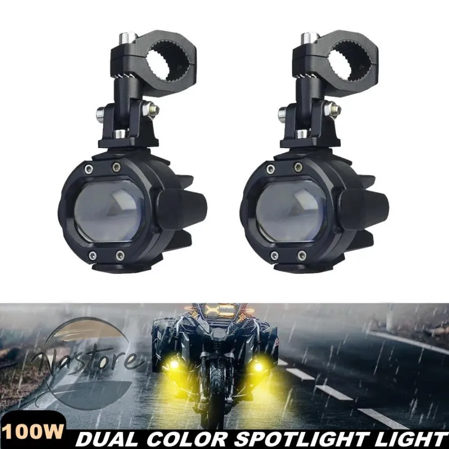並行輸入品 r1250gs ホンダ honda バイク ヘッドライト ヘッド ライト BMW 二輪 led 補助ドライビングライト デュアルカラー adv f800gs カスタムパーツ 部品