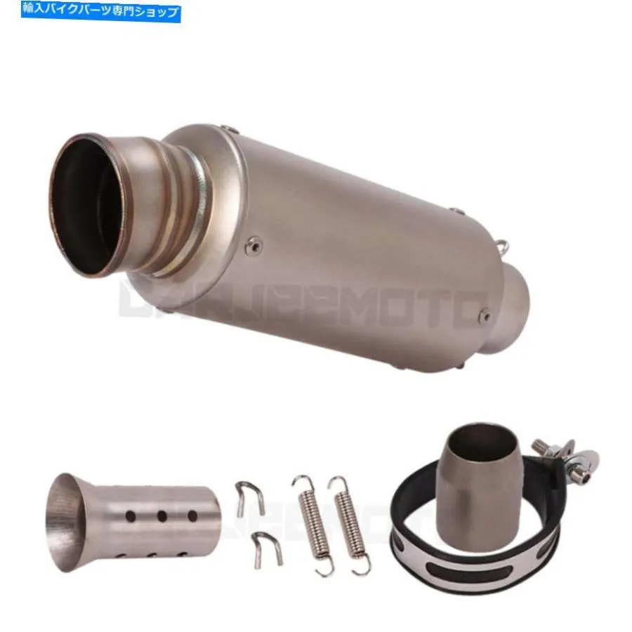 サイレンサー 38mm-51mmユニバーサルオートバイ自転車の排気マフラーパイプスリップオンDBキラー 38mm-51mm Universal Motorcycle Bike Exhaust Muffl