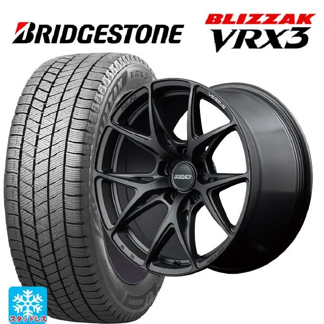 送料無料 スタッドレスタイヤホイール 4本セット 225/40R19 93Q XL ブリヂストン ブリザック VRX3 正規品 # レイズ ベルサス
