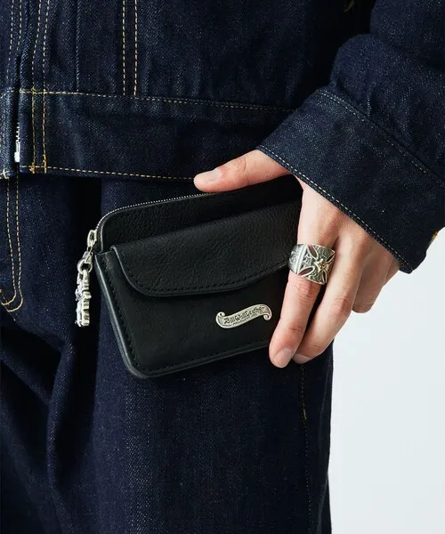 財布 「別注」Vintage Works / コンパクト レザー ジップウォレット メンズ レディース