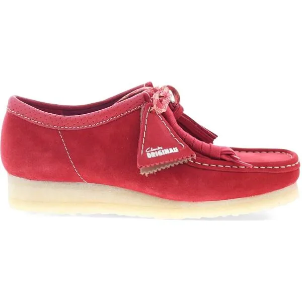 Clarks クラークス メンズ - スニーカー Clarks Originals Wallabee Red Suede 【US_9(27.0cm) 】