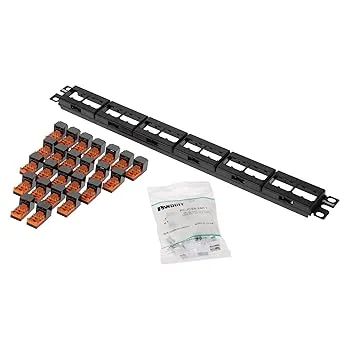 【中古】パンドウイット Cat5eモジュラーパッチパネルキット 24ポート CPPK24BLY