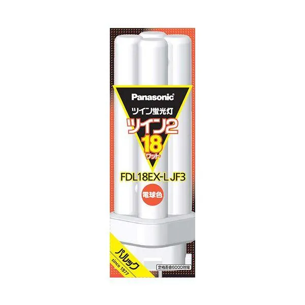 （まとめ） パナソニック ツイン蛍光灯 ツイン218W形 電球色 FDL18EX-LJF3 1個 〔×3セット〕