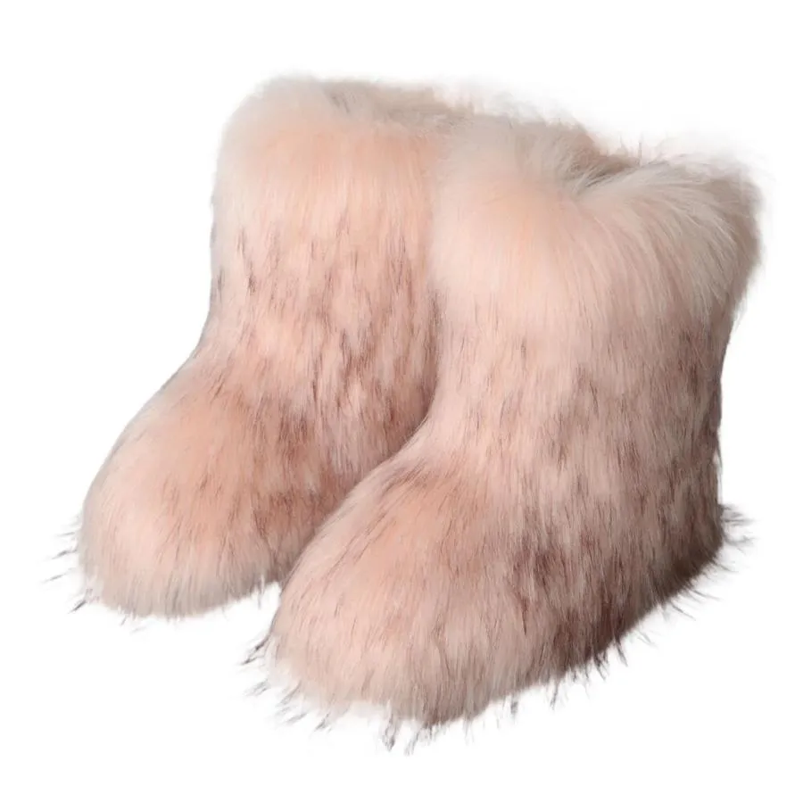 【並行輸入品】Winter Boots for Women Knee High Cowgirl Waterproof Winter Boots
