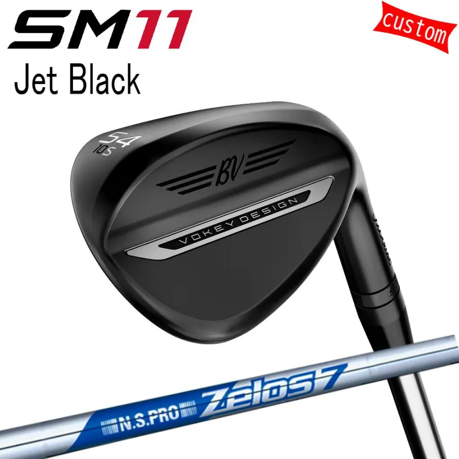 カスタム タイトリスト TITLEIST VOKEY SM11 Jet Black WEDGE  N.S.PRO Zelos7 アイアン ゼロス7 26年モデル 日本正規品 ボーケイ SM11 ウェッジ