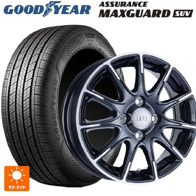 送料無料 サマータイヤホイールセット 225/60R17 99V グッドイヤー アシュアランス マックスガード SUV 阿部商会 ラ・ストラーダ ティ